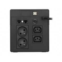 UPS POWER WALKER LINE-INTERACTIVE 1000VA 2X 230V PL + 2XIEC OUT, RJ11/RJ45 IN/OUT, USB, LCD
