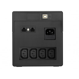 UPS POWER WALKER LINE-INTERACTIVE 1000VA 4X IEC 230V, PURE SINE WAVE, RJ11/45 IN/OUT, USB, LCD