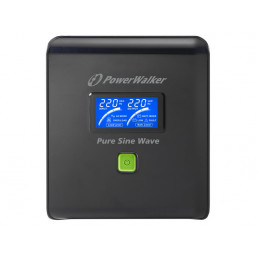UPS POWER WALKER LINE-INTERACTIVE 1000VA 4X IEC 230V, PURE SINE WAVE, RJ11/45 IN/OUT, USB, LCD