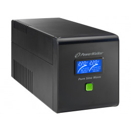 UPS POWER WALKER LINE-INTERACTIVE 1000VA 4X IEC 230V, PURE SINE WAVE, RJ11/45 IN/OUT, USB, LCD