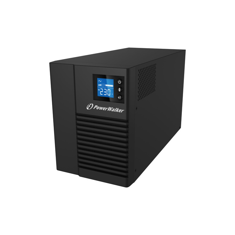 UPS POWER WALKER LINE-INTERACTIVE 1000VA 8X 230V IEC OUT, RJ45 IN/OUT, USB HID, LCD, CZYSTA FALA