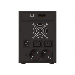 UPS POWER WALKER LINE-INTERACTIVE 1200VA 2X SCHUKO + 2X IEC OUT, RJ11/RJ45 IN/OUT, USB