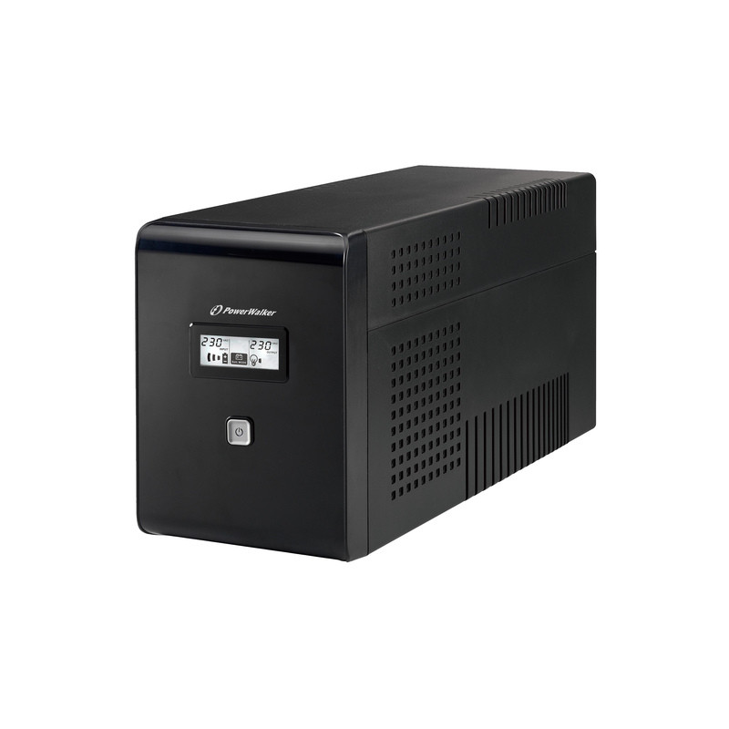 UPS POWER WALKER LINE-INTERACTIVE 1500VA 2X 230V PL + 2XIEC OUT, RJ11/RJ45 IN/OUT, USB, LCD