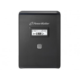 UPS POWER WALKER LINE-INTERACTIVE 1500VA 2X SCHUKO + 2XIEC OUT, RJ11/RJ45 IN/OUT, USB, LCD