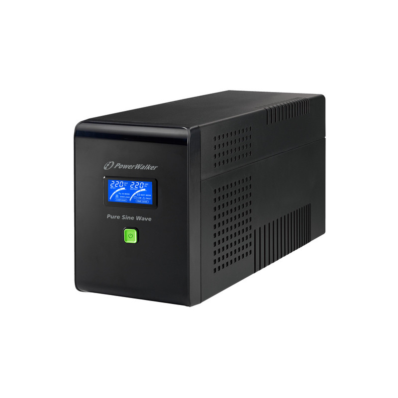 UPS POWER WALKER LINE-INTERACTIVE 1500VA 6X IEC 230V, PURE SINE WAVE, RJ11/45 IN/OUT, USB, LCD