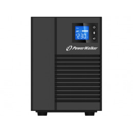 UPS POWER WALKER LINE-INTERACTIVE 1500VA 8X 230V IEC OUT, RJ45 IN/OUT, USB HID, LCD, CZYSTA FALA
