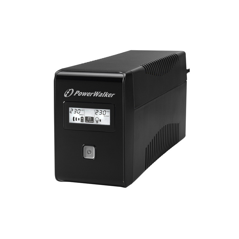 UPS POWER WALKER LINE-INTERACTIVE 650VA 2X SCHUKO OUT, RJ11 IN/OUT, USB, LCD