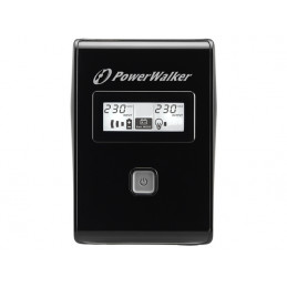 UPS POWER WALKER LINE-INTERACTIVE 650VA 2X SCHUKO OUT, RJ11 IN/OUT, USB, LCD