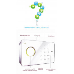 CHUANGO CG-G5 PLUS BEZPRZEWODOWY SYSTEM ALARMOWY GSM