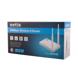 ROUTER DSL WIFI G/N300 + LANX4 2XANTENA 5DBI NETIS WF2419E