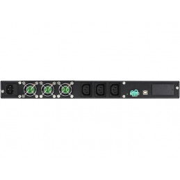 UPS POWERWALKER ON-LINE 1000VA 3X IEC OUT, USB/RS-232, LCD, RACK 19"/1U