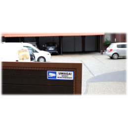 Naklejka obiekt monitorowany N-KPL-1 KOMPLET