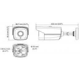 KAMERA HD-TVI DS-2CE16D0T-IT3 - 1080p 2.8 mm HIKVISION