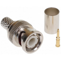 WTYK ZACISKANY BNC-W/ZAC-RG6*P10