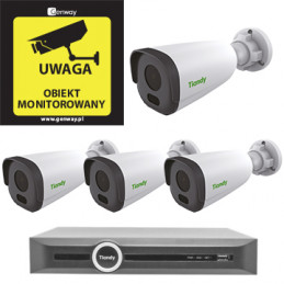 ZESTAW MONITORINGU IP REJESTRATOR TC-NR4004M7-S1 + 4 KAMERY TC-NCL23MN