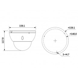Kamera sieciowa IP BCS-DMIP5801AIR-IV-0735 8Mpx