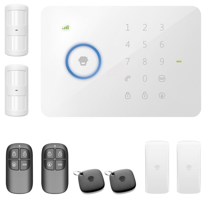 Alarm bezprzewodowy Chuango G5 GSM zestaw 4 czujników