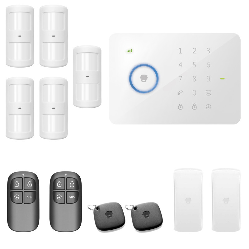 Alarm bezprzewodowy Chuango G5 GSM zestaw 7 czujników