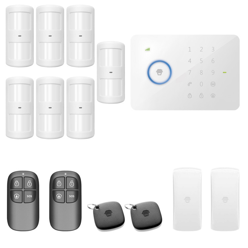 Alarm bezprzewodowy Chuango G5 GSM zestaw 9 czujników