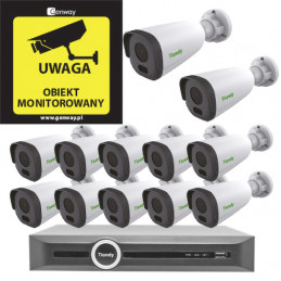 Zestaw 12x TC-NCL514S + Rejestrator TC-R3120