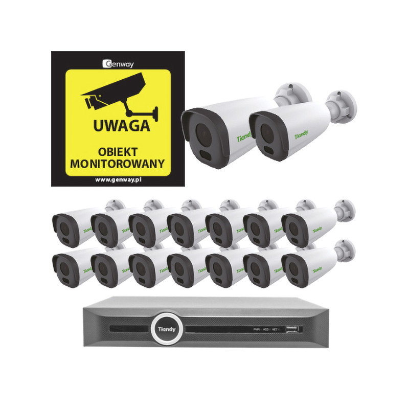 Zestaw 16x TC-NCL514S +Rejestrator TC-R3120