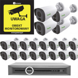 Zestaw 20x TC-NCL514S + Rejestrator TC-R3120 