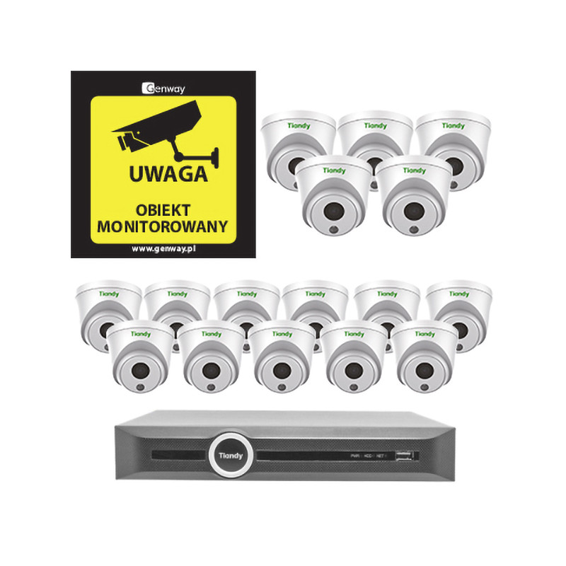 Zestaw 16x TC-NCL522S +Rejestrator TC-R3120