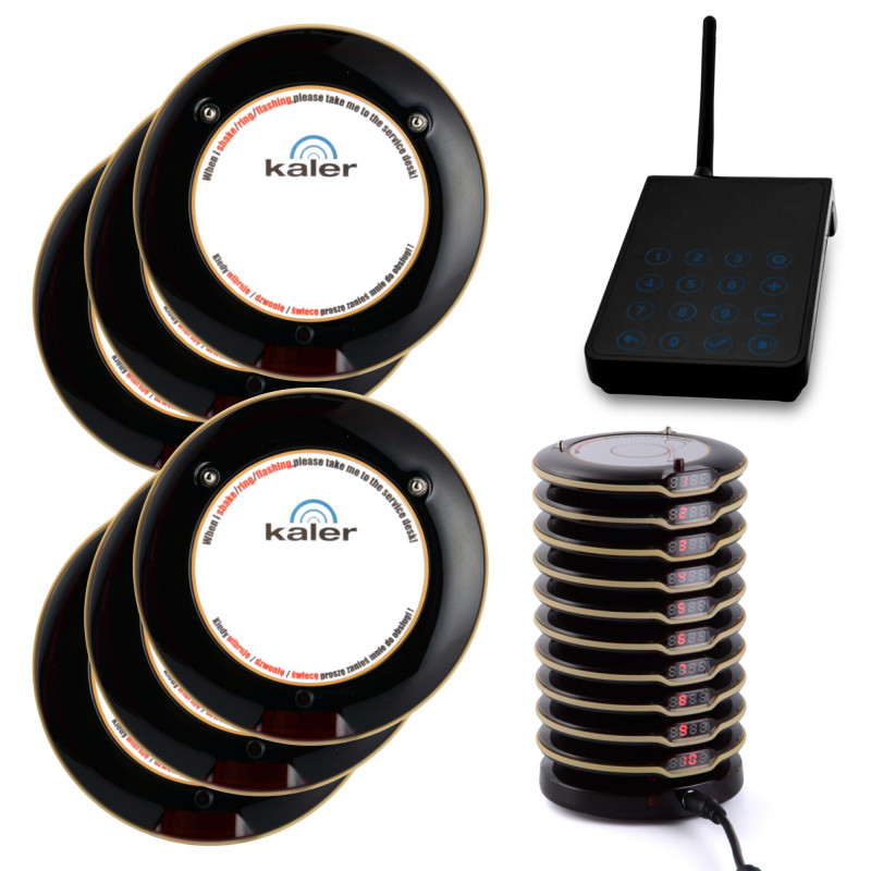 Kaler Bezprzewodowy System Powiadomień 6 Pagerów Odbiorników