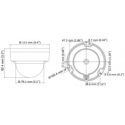 Kamera kopułkowa HIKVISION DS-2CE56H0T-VPITF - 5Mpix
