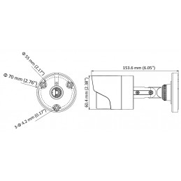 Kamera tubowa HIKVISION DS-2CE17U8T-IT - 8.3Mpix