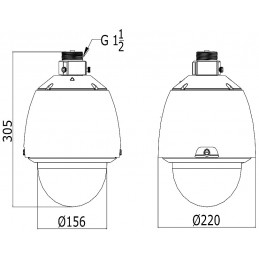 Kamera szybkoobrotowa HIKVISION DS-2AE5230T-A - 2Mpix