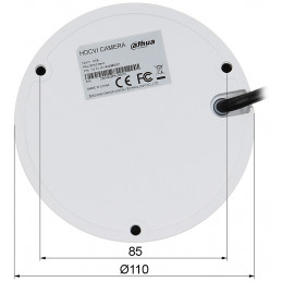KAMERA Kopułkowa DAHUA HAC-HDBW1200E-0280B - 2Mpix