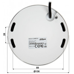 Kamera Kopułkowa DAHUA HAC-HDBW2241F-A-0280 - 2Mpix 