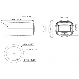 Kamera tubowa Dahua HAC-HFW2501T-Z-A-271 MotoZoom