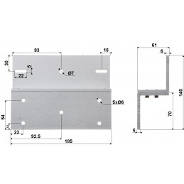Zetownik i kątownik BZE-500