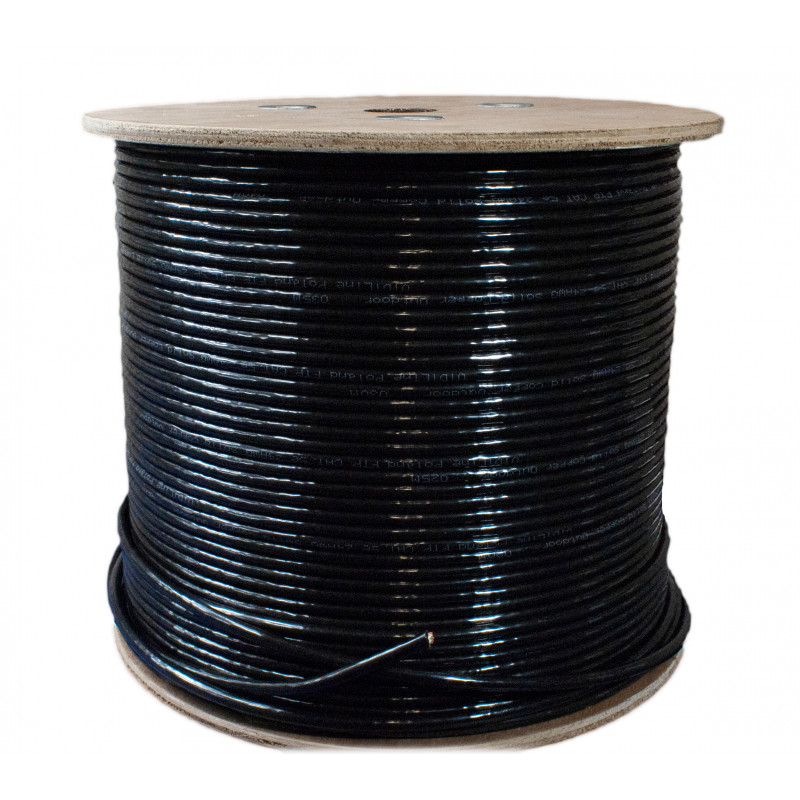 KABEL SKRĘTKA ŻEL FTP CAT 5E DRUT CU 24AWG - 305m