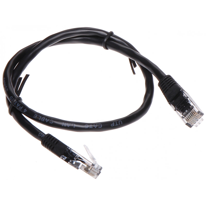 PATCHCORD RJ45/6/0.5-BLACK 0.5   m
