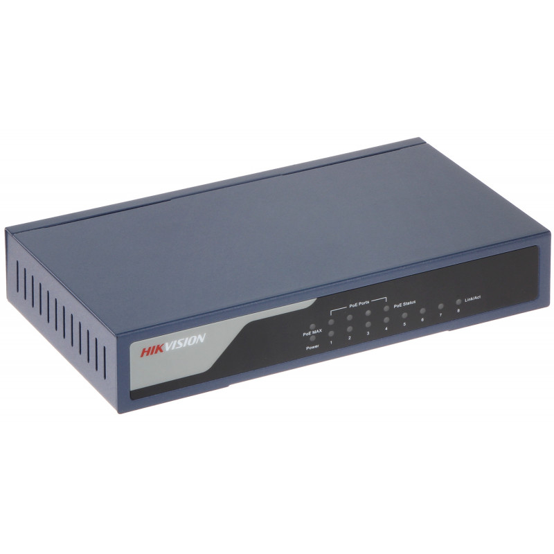 Switch PoE 8-PORTOWY DS-3E0108P-E HIKVISION