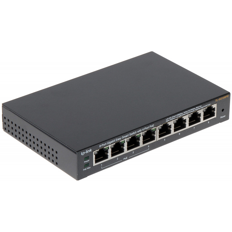 Switch PoE TL-SG108PE 8-PORTOWY TP-LINK