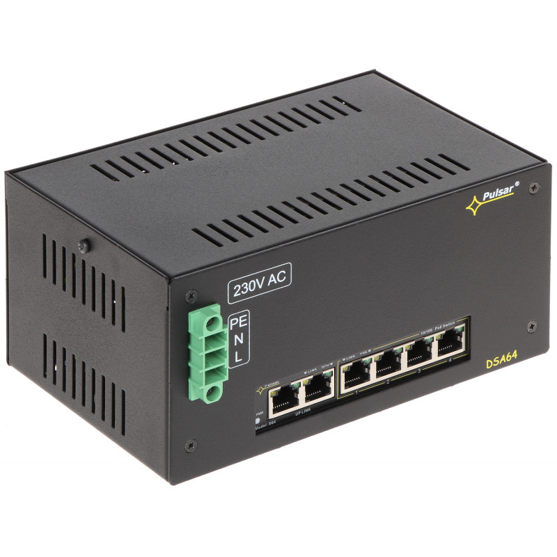 Switch PoE 6-PORTOWY DSA-64 PULSAR