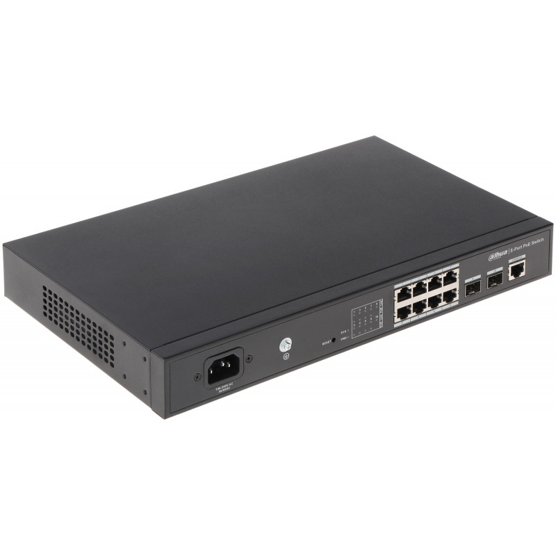 Switch PoE PFS4210-8GT-150 10-PORTOWY + 2 x SFP DAHUA