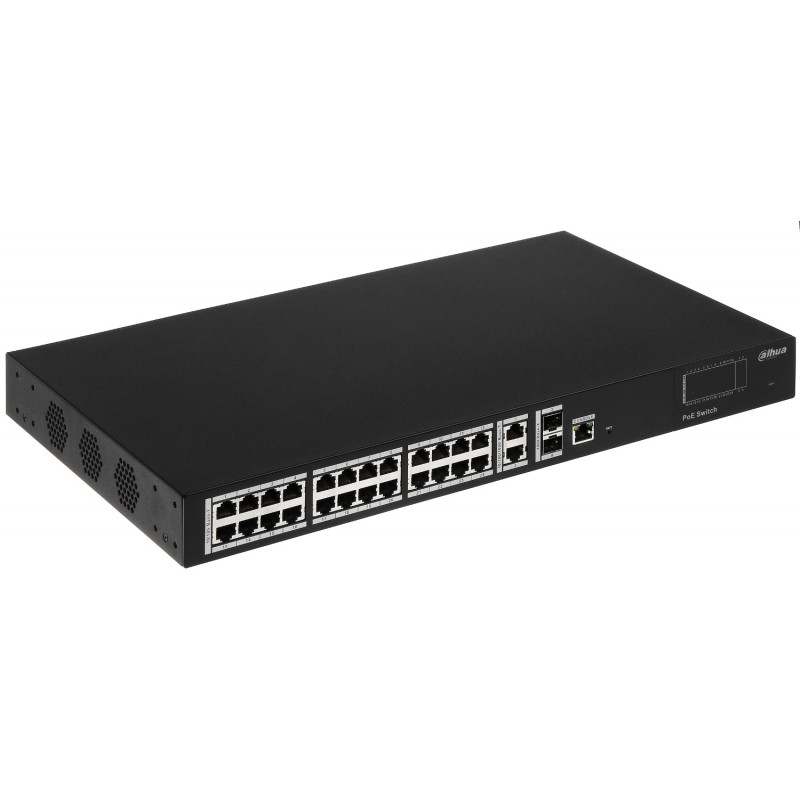 Switch PoE PFS4228-24P-370 24-PORTOWY +SFP DAHUA