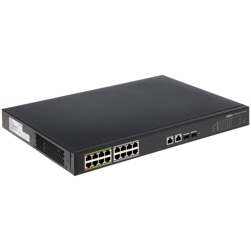 Switch PoE LR2218-16ET-240 18-PORTOWY + 2 x SFP DAHUA
