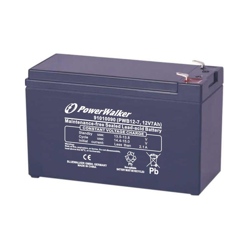 AKUMULATOR ŻELOWY DO UPS 12V/7AH UNIWERSALNY POWERWALKER