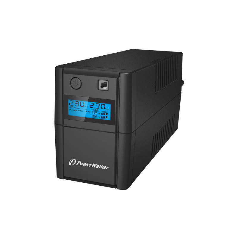 UPS POWERWALKER LINE-INTERACTIVE 850VA, 4X IEC, RJ11 IN/OUT, USB, LCD