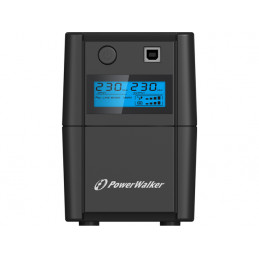 UPS POWERWALKER LINE-INTERACTIVE 850VA, 4X IEC, RJ11 IN/OUT, USB, LCD