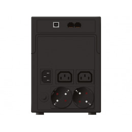 UPS POWERWALKER LINE-INTERACTIVE 1200VA, 2X SCHUKO + 2X IEC OUT, RJ11/RJ45 IN/OUT, USB, LCD
