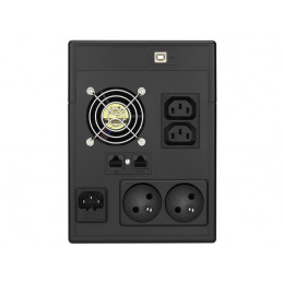 UPS POWERWALKER LINE-INTERACTIVE 1500VA 2X 230V PL + 2XIEC OUT, RJ11/RJ45 IN/OUT, USB, (PO NAPRAWIE)