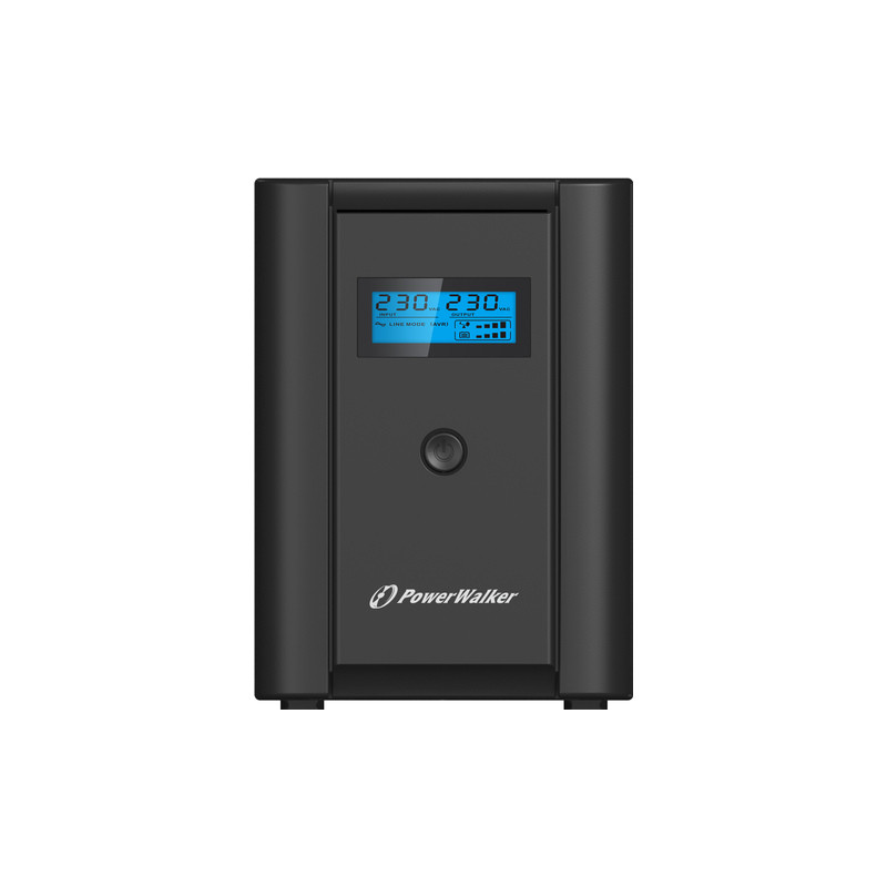 UPS POWERWALKER LINE-INTERACTIVE 2200VA, 6X IEC OUT, RJ11/RJ45 IN/OUT, USB, LCD