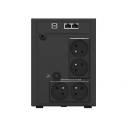 UPS DLA GRACZY POWERWALKER LINE-INTERACTIVE 1600VA 4X 230V PL, USB, LCD, 2X ŁADOWARKA USB
